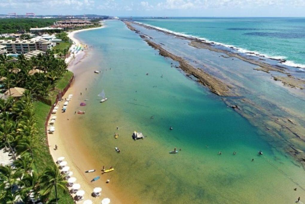 Flat Luxo Terreo Com Varanda Privativa No Nannai E Com Varanda Gourmet - Locarhouse Apartment Porto de Galinhas