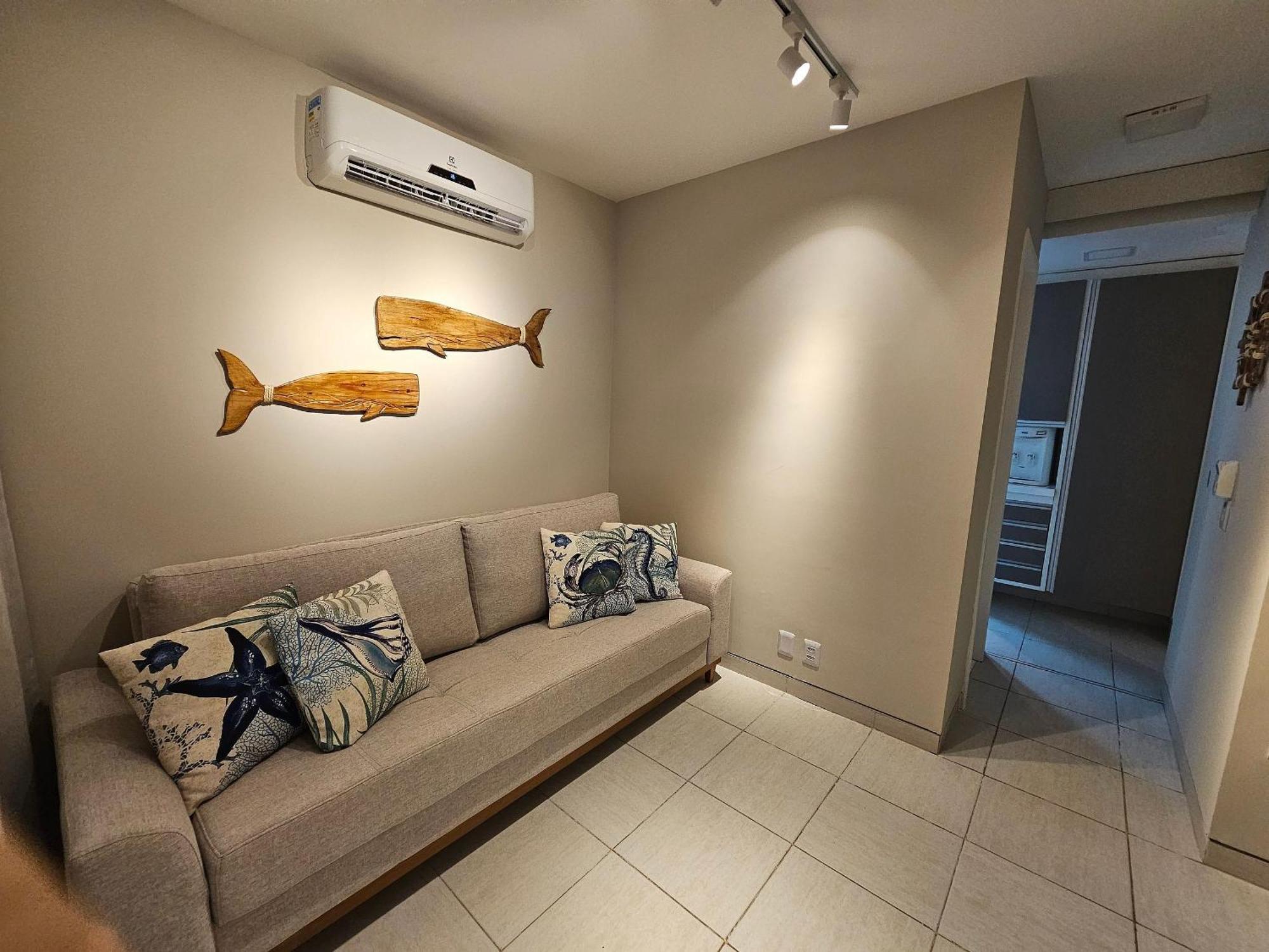 Flat Luxo Terreo Com Varanda Privativa No Nannai E Com Varanda Gourmet - Locarhouse Apartment