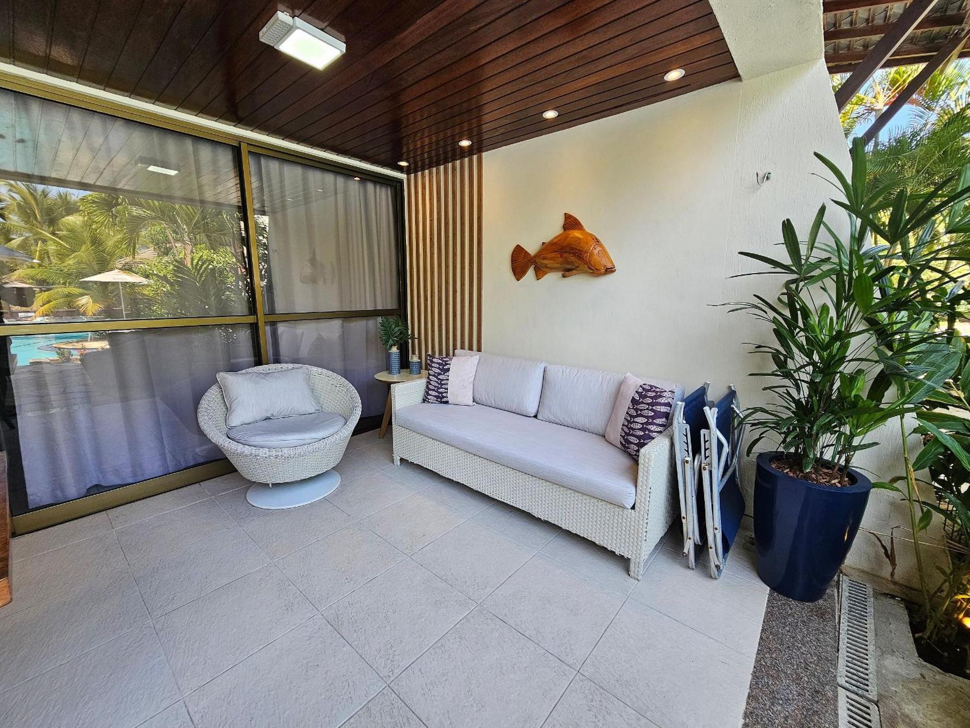 Flat Luxo Terreo Com Varanda Privativa No Nannai E Com Varanda Gourmet - Locarhouse Apartment *