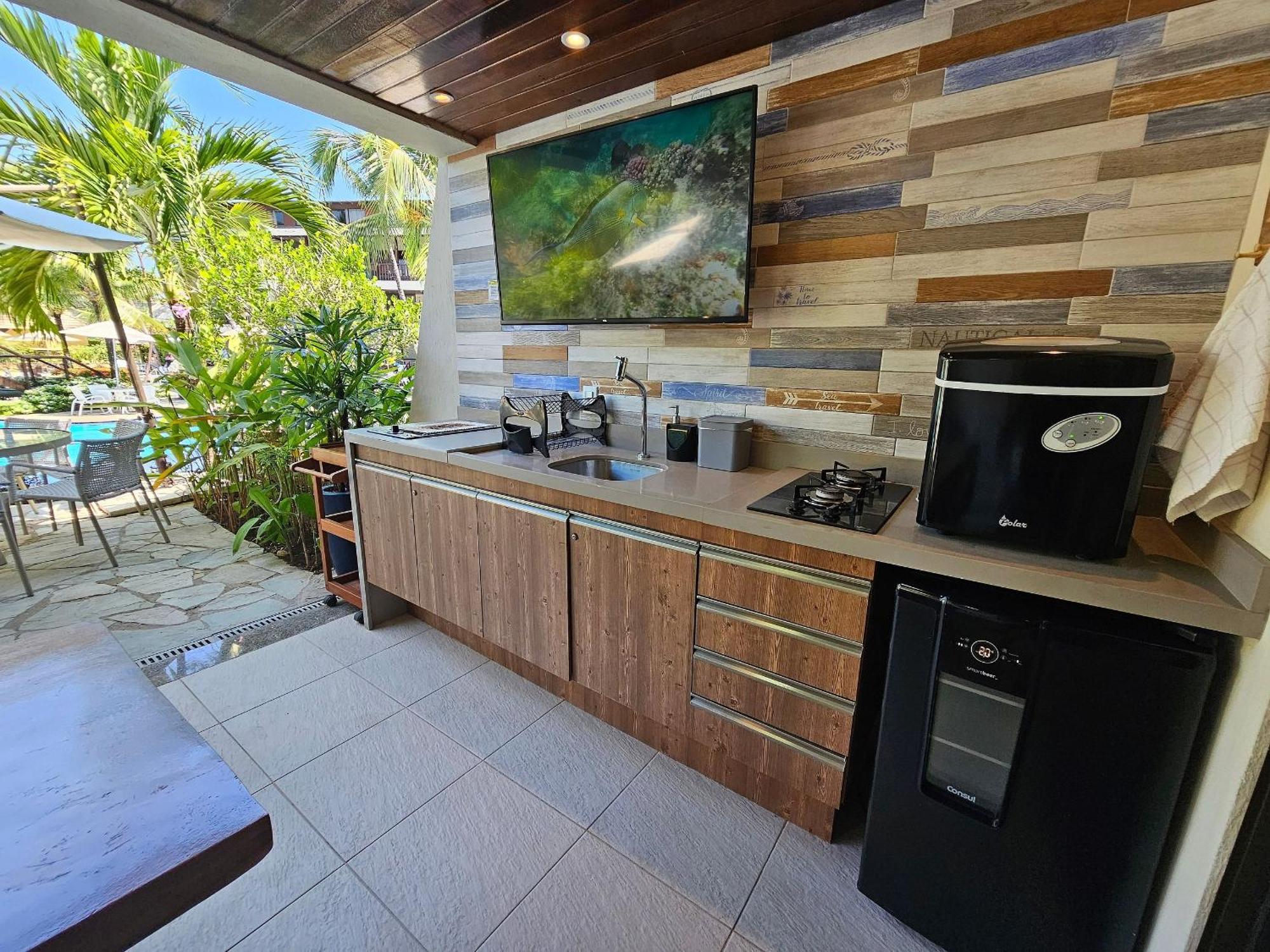 Flat Luxo Terreo Com Varanda Privativa No Nannai E Com Varanda Gourmet - Locarhouse Apartment Porto de Galinhas